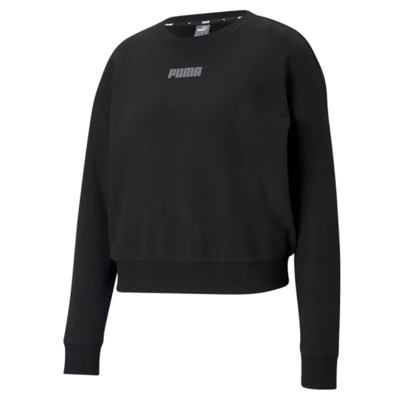 ⁨Puma Modern Basics Crew TR Women's Sweatshirt black 585932 01 L⁩ at Wasserman.eu