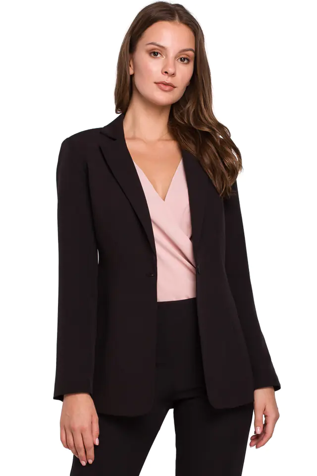 ⁨K036 Button jacket - black (Colour black, Size S (36))⁩ at Wasserman.eu