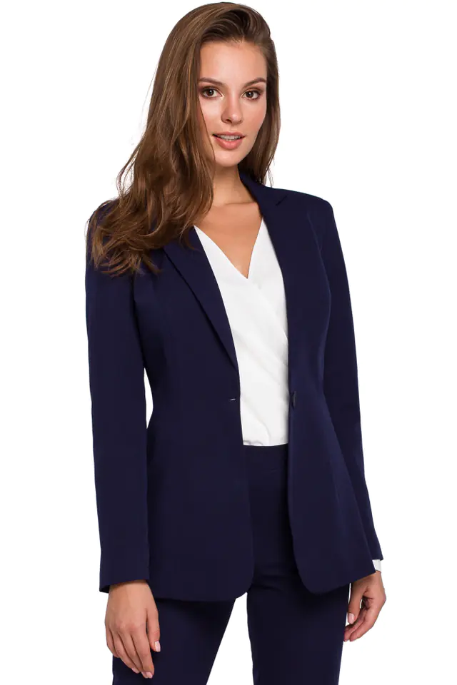 ⁨K036 Button jacket - inkjet (Navy blue, Size XL (42))⁩ at Wasserman.eu