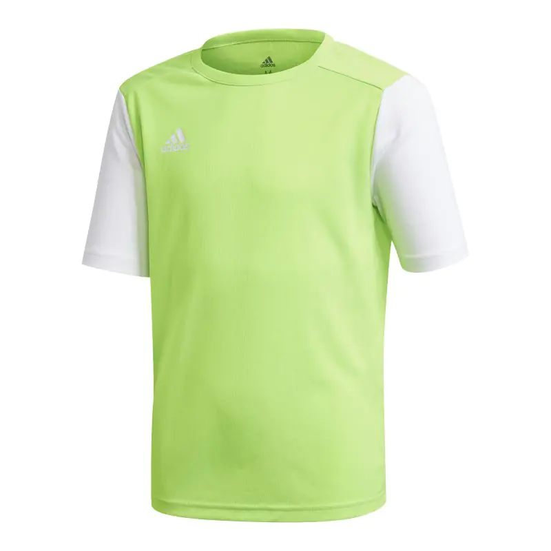 ⁨Koszulka adidas Estro 19 Jr (kolor Zielony, rozmiar 128)⁩ w sklepie Wasserman.eu