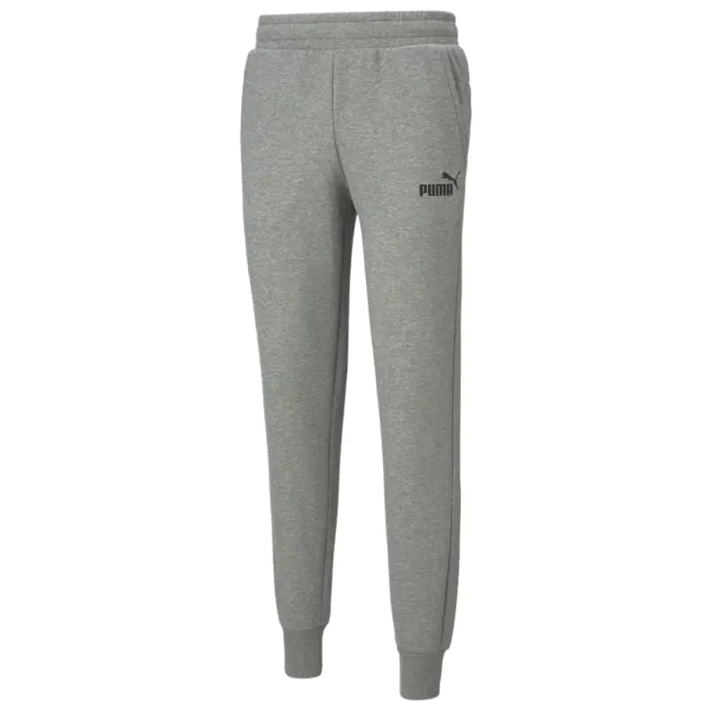 ⁨Spodnie Puma Essentials Logo Pants M 586714 (kolor Szary/Srebrny, rozmiar L)⁩ w sklepie Wasserman.eu