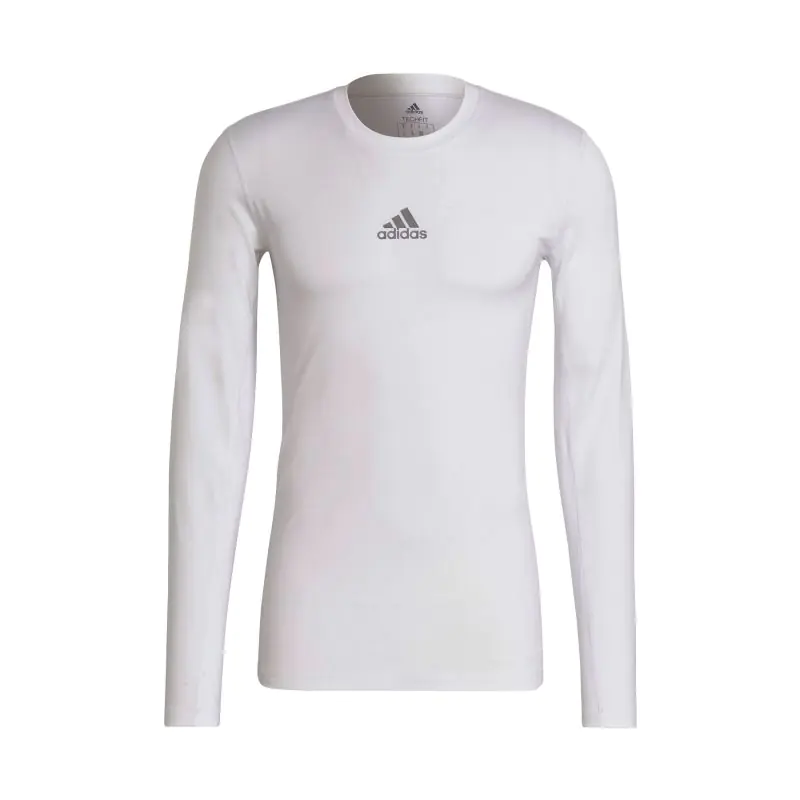 ⁨Koszulka adidas TechFit Compression M GU7334 (kolor Biały, rozmiar L)⁩ w sklepie Wasserman.eu