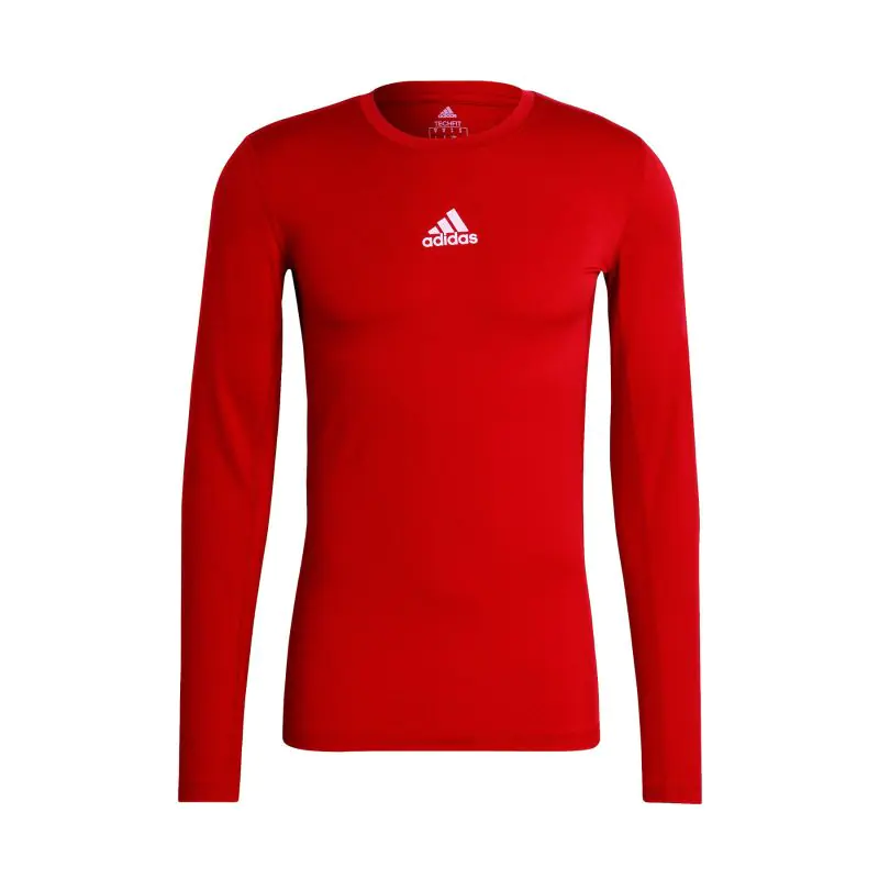 ⁨Koszulka adidas TechFit Compression M GU7336 (kolor Czerwony, rozmiar L)⁩ w sklepie Wasserman.eu