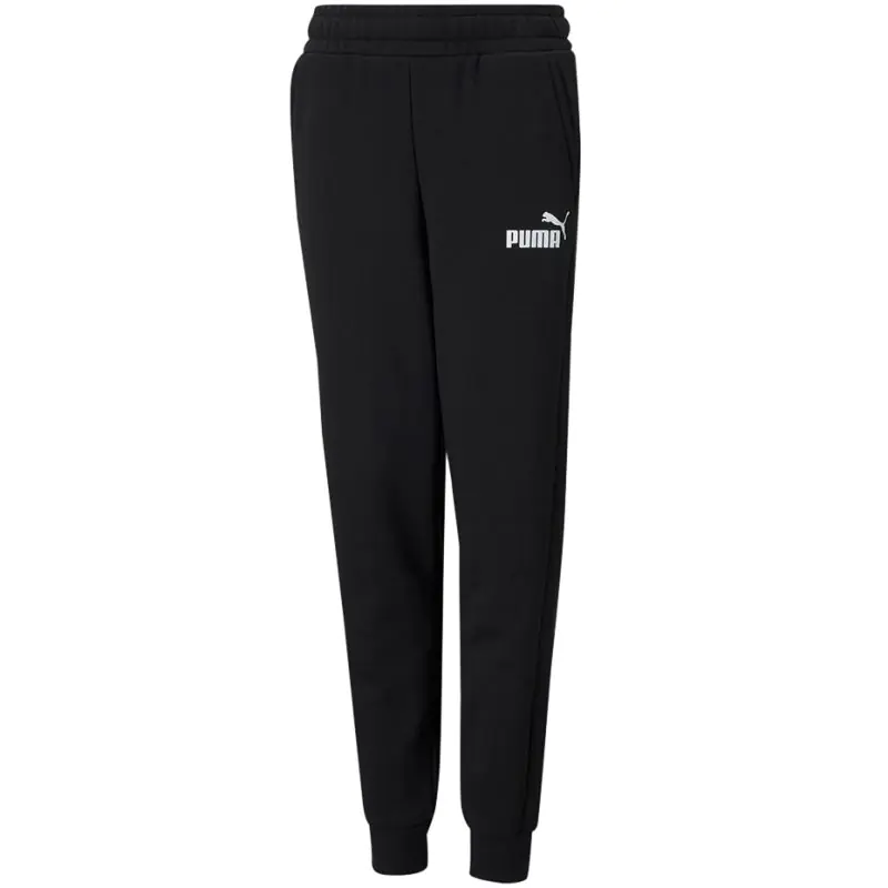 ⁨Spodnie Puma ESS Logo Pants Jr 586974 (kolor Czarny, rozmiar 128cm)⁩ w sklepie Wasserman.eu