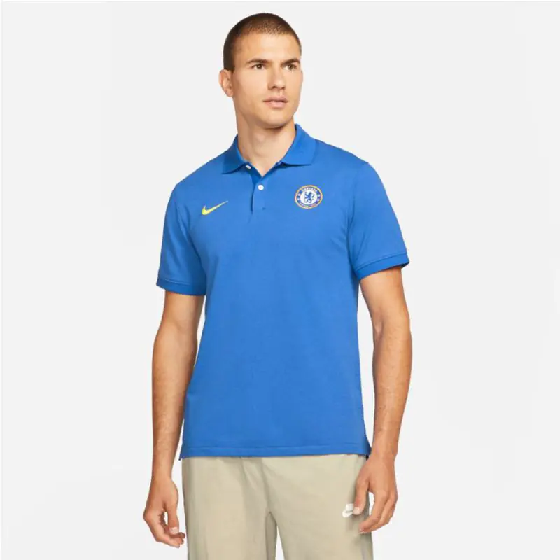 ⁨Koszulka Nike Chelsea FC Men's Soccer Polo M DA2537 (kolor Niebieski, rozmiar M)⁩ w sklepie Wasserman.eu