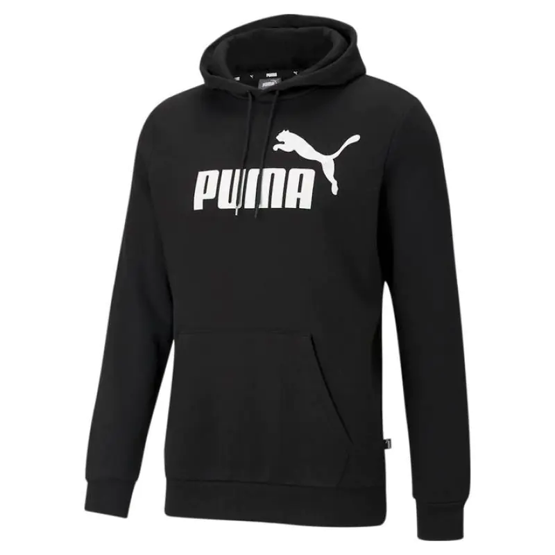 ⁨Bluza Puma Essential Big Logo Hoody M 586686 (kolor Czarny, rozmiar M)⁩ w sklepie Wasserman.eu