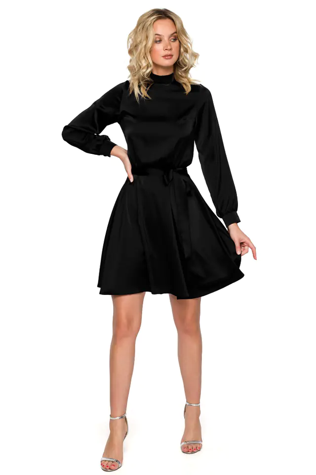 ⁨K157 Flared dress - black (Color: black, Size L (40))⁩ at Wasserman.eu