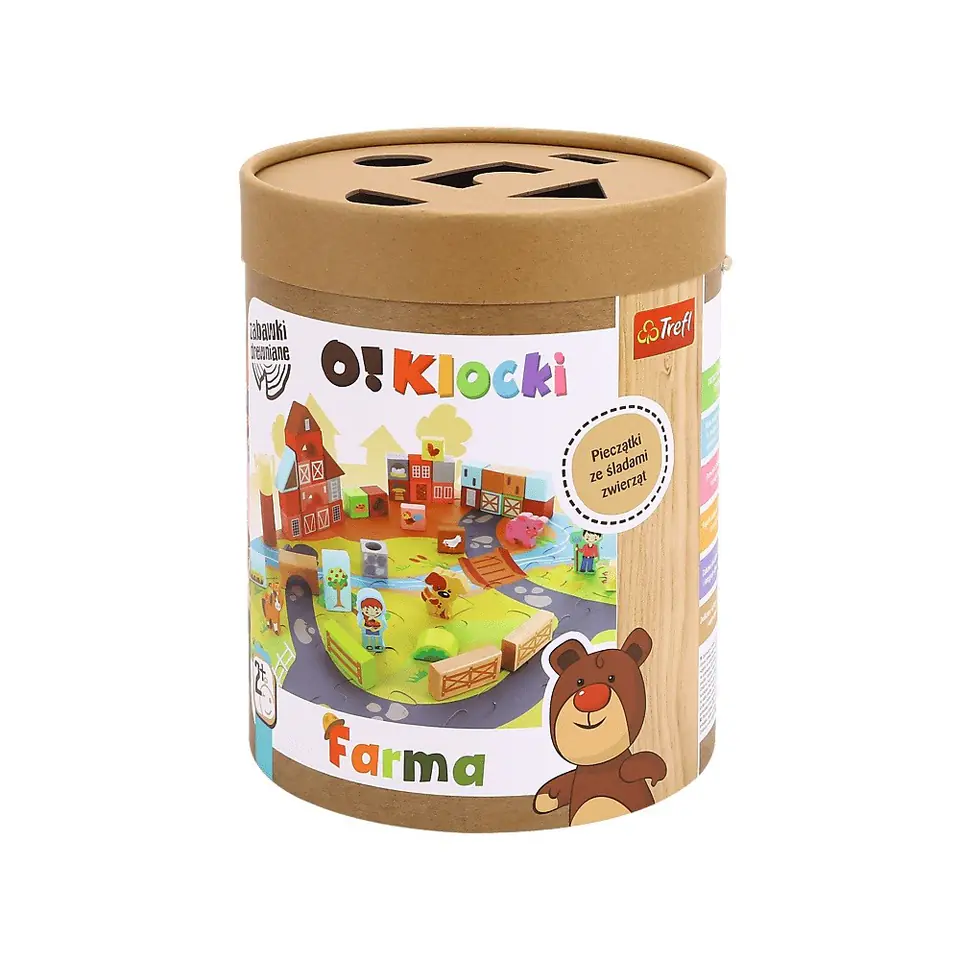 Wooden blocks O!Klocki Farm at Wasserman.eu