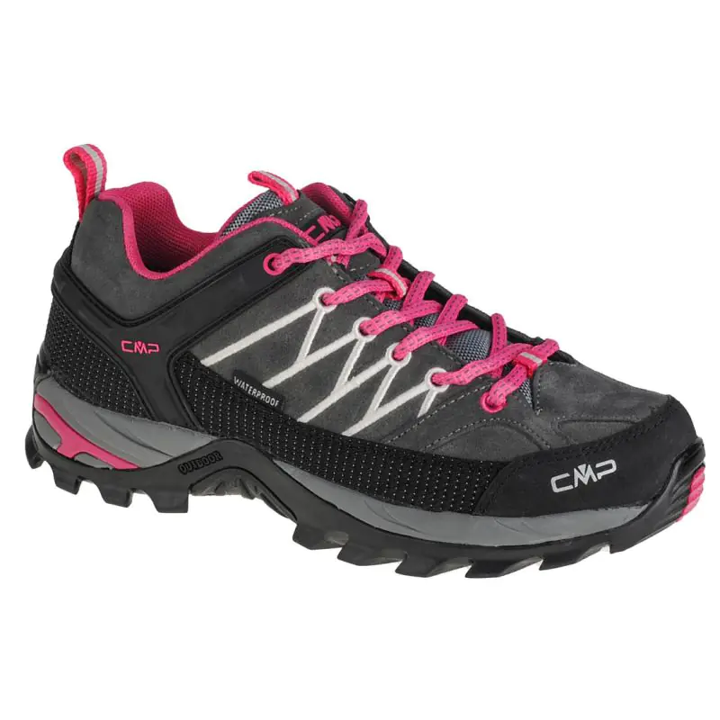 CMP Rigel Low WP Women's Hiking Boots Grey-Black-Pink 3Q13246103Q at Wasserman.eu