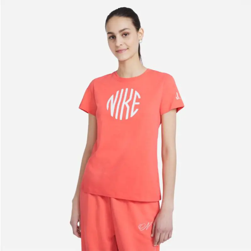 ⁨Koszulka Nike Sportswear W DJ1816 (kolor Pomarańczowy, rozmiar M)⁩ w sklepie Wasserman.eu