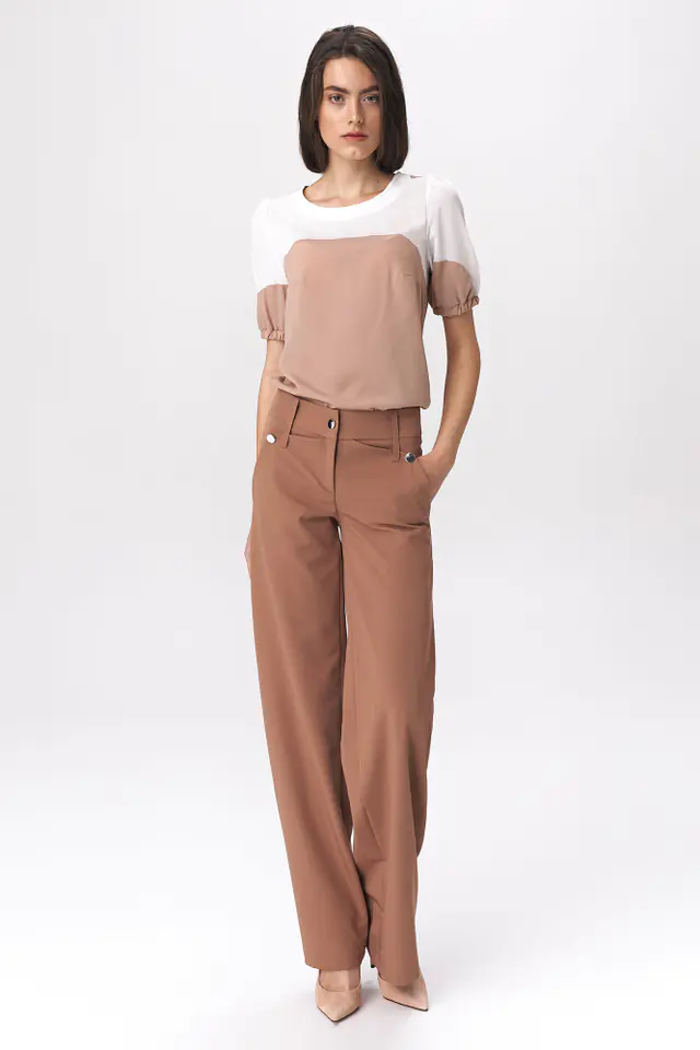 ⁨Caramel pants palazzo - SD38 (Color caramel, Size M (38))⁩ at Wasserman.eu