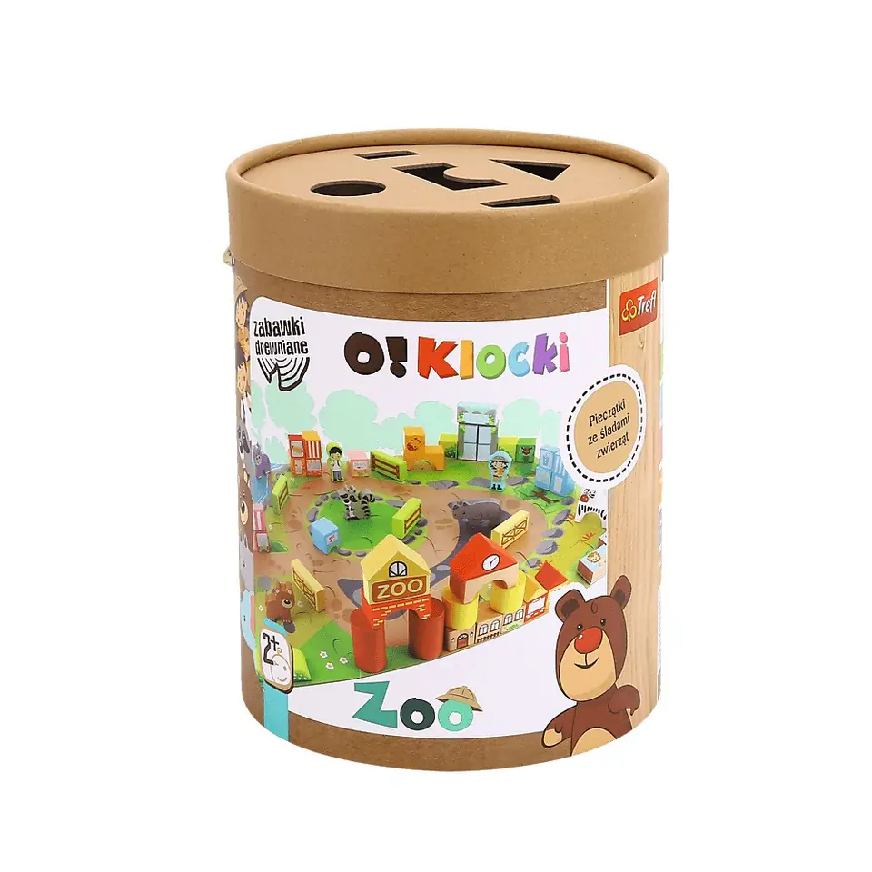 Wooden blocks O!Klocki Zoo at Wasserman.eu