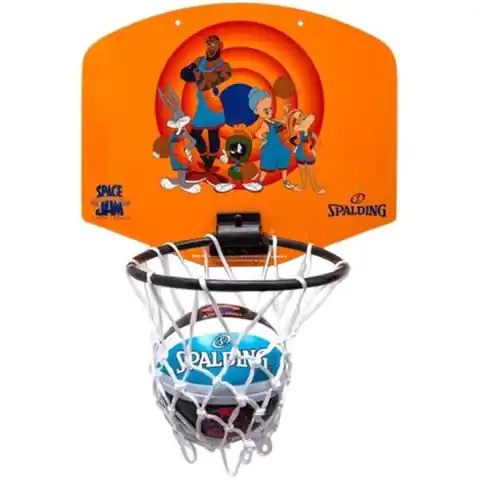 ⁨Tablica do koszykówki Mini Spalding Space Jam Tune Squad (kolor Pomarańczowy)⁩ w sklepie Wasserman.eu
