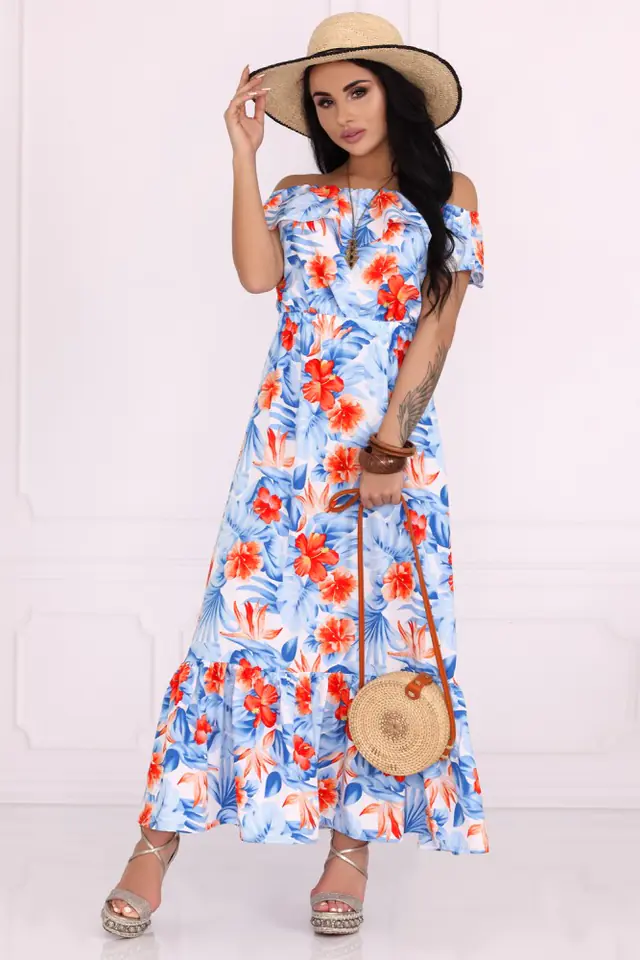 ⁨Kelila 85485 maxi dress (Colour as in the picture, Size S/M)⁩ at Wasserman.eu