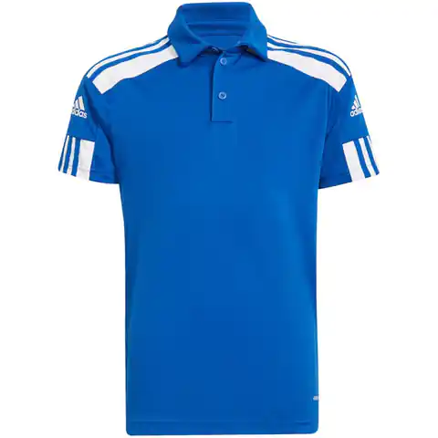 ⁨Koszulka adidas Squadra 21 Polo Jr (kolor Niebieski, rozmiar 152cm)⁩ w sklepie Wasserman.eu