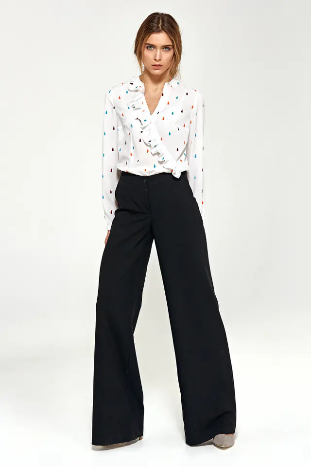 ⁨Palazzo pants - black - SD31 (Colour black, Size S (36))⁩ at Wasserman.eu