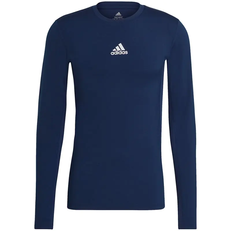 ⁨Koszulka adidas Compression Long Sleeve Tee M (kolor Granatowy, rozmiar S)⁩ w sklepie Wasserman.eu