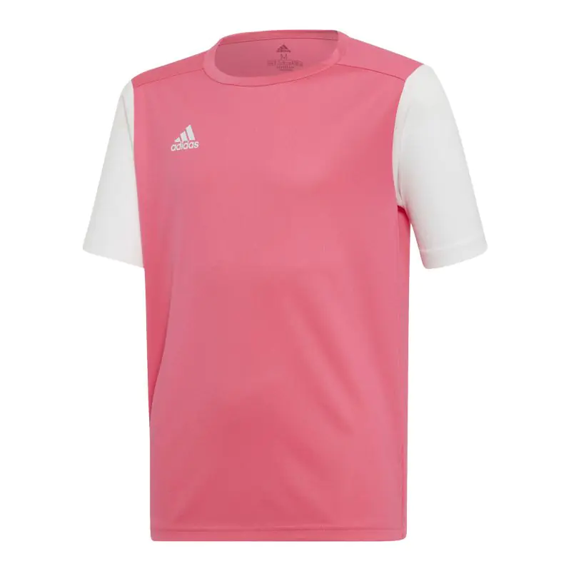 ⁨Koszulka adidas Estro 19 Jr (kolor Różowy, rozmiar 152)⁩ w sklepie Wasserman.eu