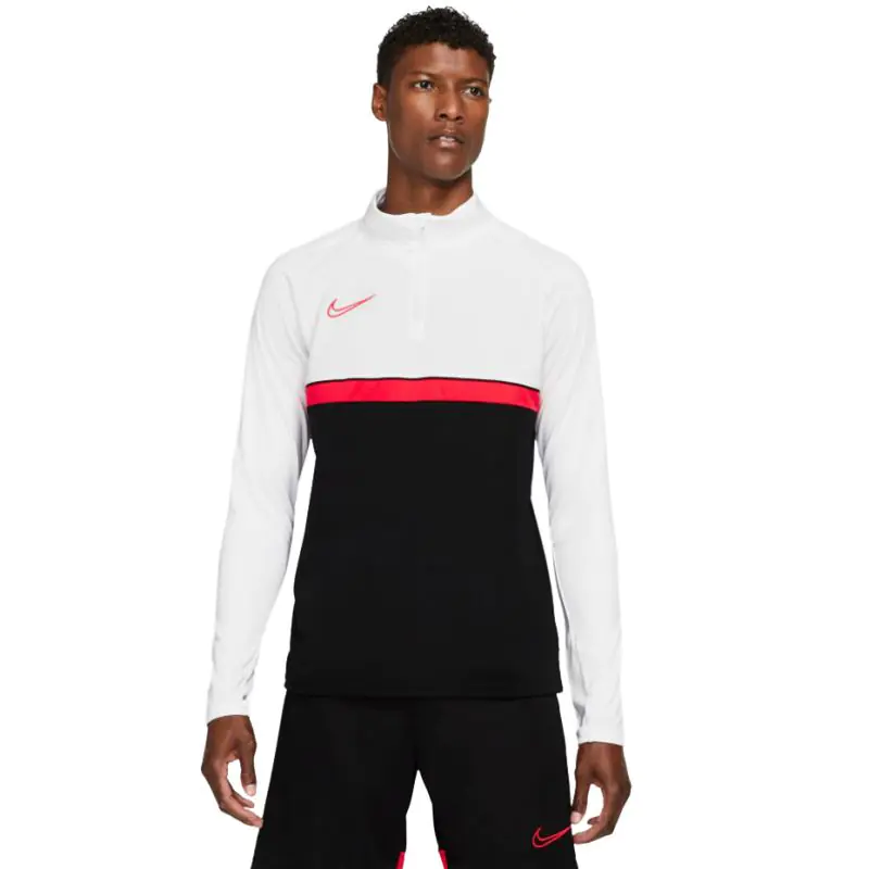 ⁨Bluza Nike Dri-FIT Academy 21 Drill Top M CW6110 (kolor Biały. Czarny, rozmiar 2XL)⁩ w sklepie Wasserman.eu