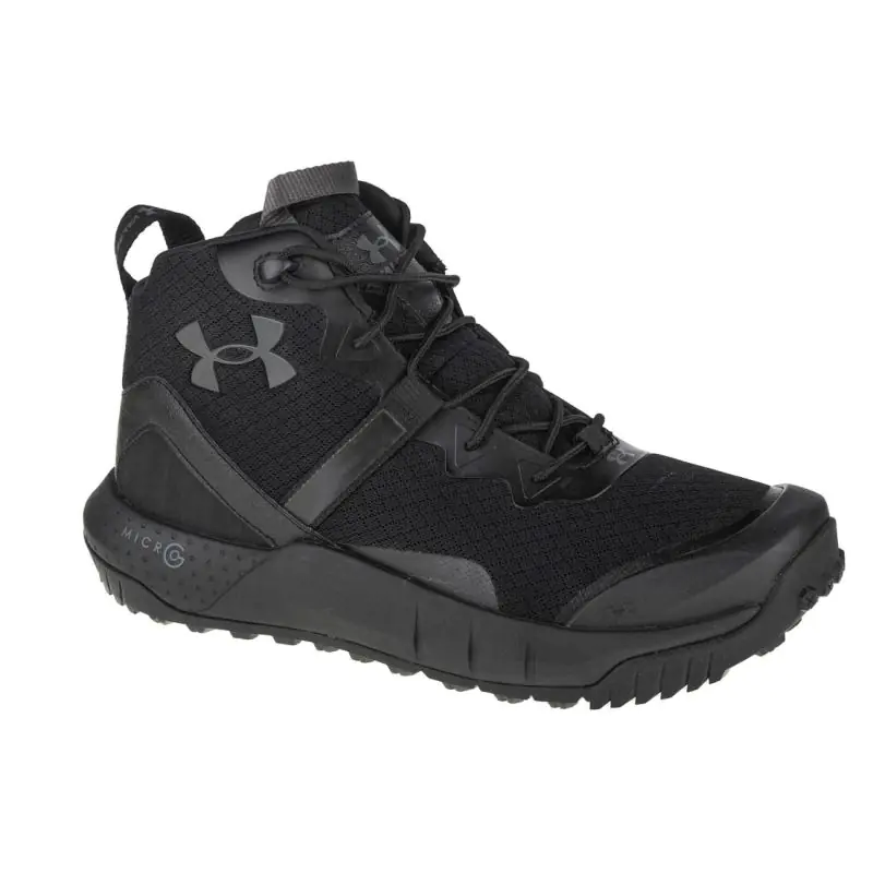 ⁨Buty Under Armour Micro G Valsetz Mid M 3023741 (kolor Czarny, rozmiar 43)⁩ w sklepie Wasserman.eu