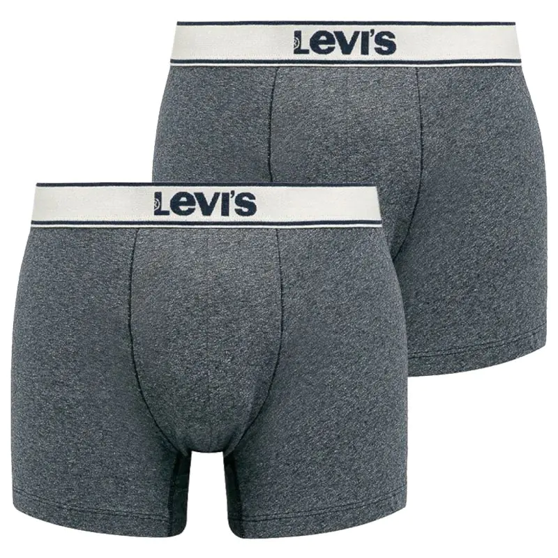 ⁨Bielizna Levi's Boxer 2 Pairs Briefs 37149 (kolor Szary/Srebrny, rozmiar L)⁩ w sklepie Wasserman.eu