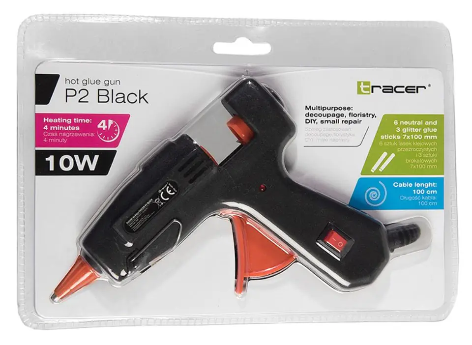 ⁨Pistolet do kleju P2 Black⁩ w sklepie Wasserman.eu