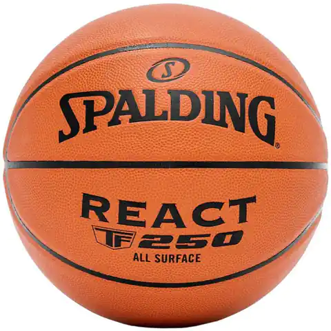⁨Piłka do koszykówki Spalding React TF-250 (kolor Brązowy, rozmiar 7, rozmiar 7)⁩ w sklepie Wasserman.eu
