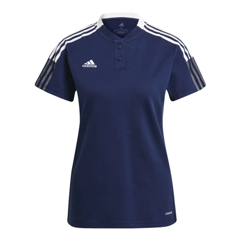 ⁨adidas Tiro 21 Polo W navy blue GK9674 L⁩ at Wasserman.eu