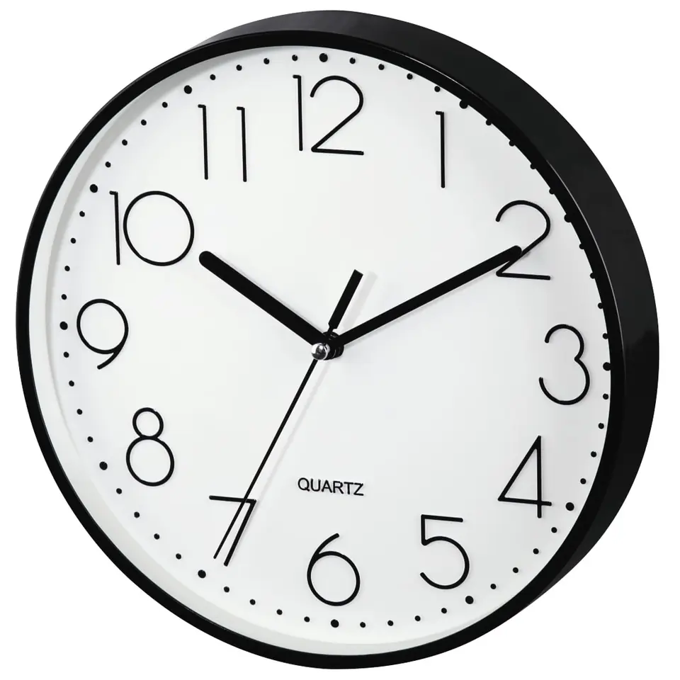 Wall clock Hama PG-220 low-noise black at Wasserman.eu