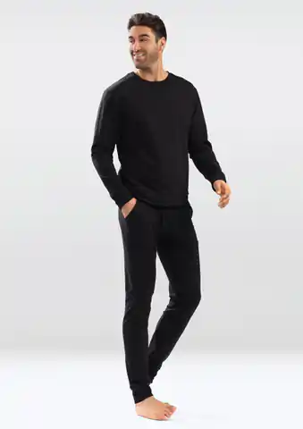 ⁨Men's Set Justin sweatshirt and pants (Black, Size XL (42))⁩ at Wasserman.eu