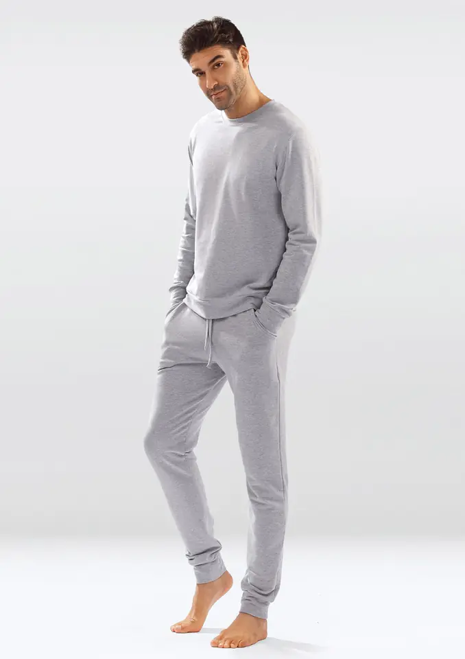 ⁨Men's Set Justin sweatshirt and trousers (Color: grey, size M (38))⁩ at Wasserman.eu