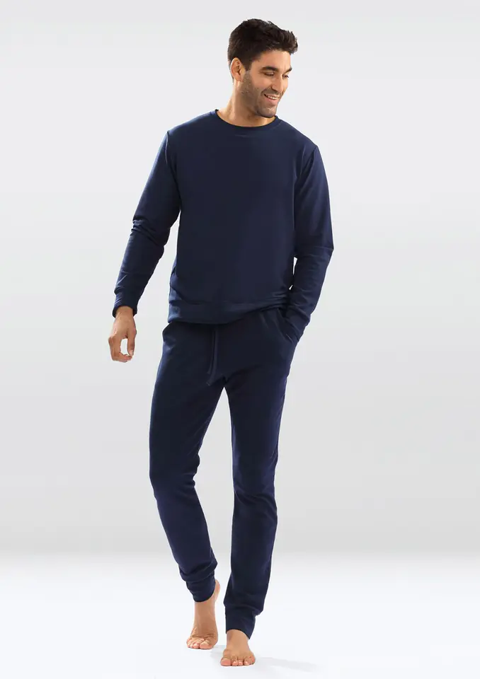 ⁨Men's Set Justin sweatshirt and pants (navy blue, Size XL (42))⁩ at Wasserman.eu