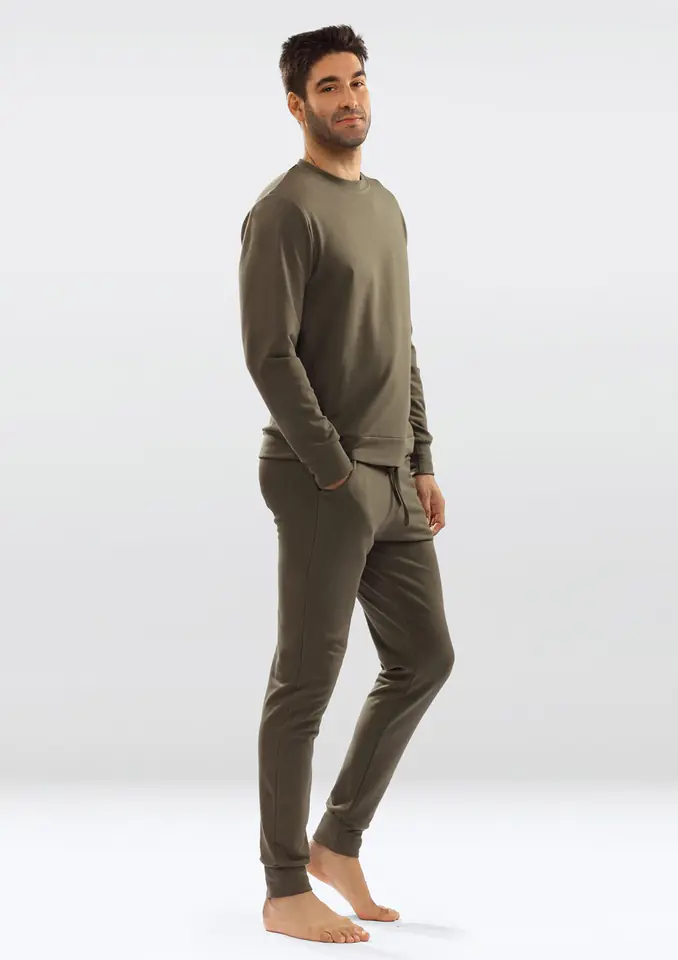 ⁨Men's Set Justin sweatshirt and pants (khaki color, Size XL (42))⁩ at Wasserman.eu