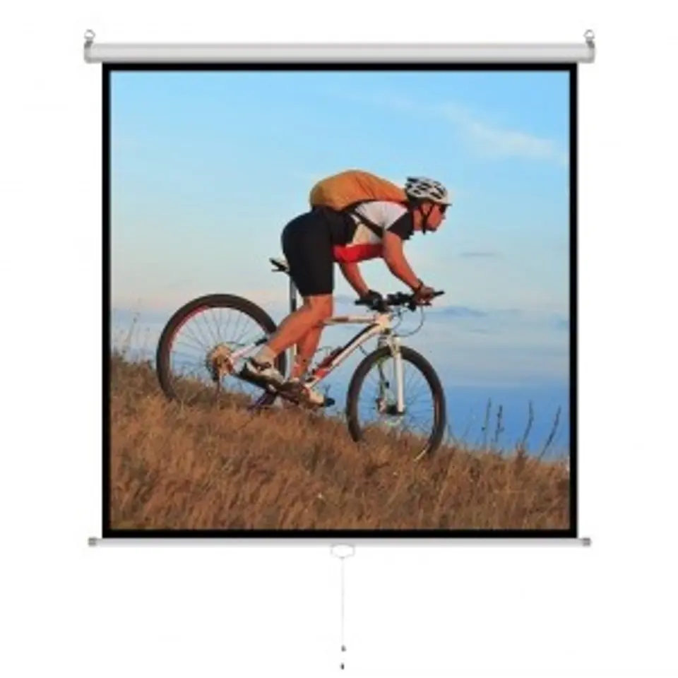 Screen manual semi 1: 1 70 "178x178cm MS-70 1:1 at Wasserman.eu