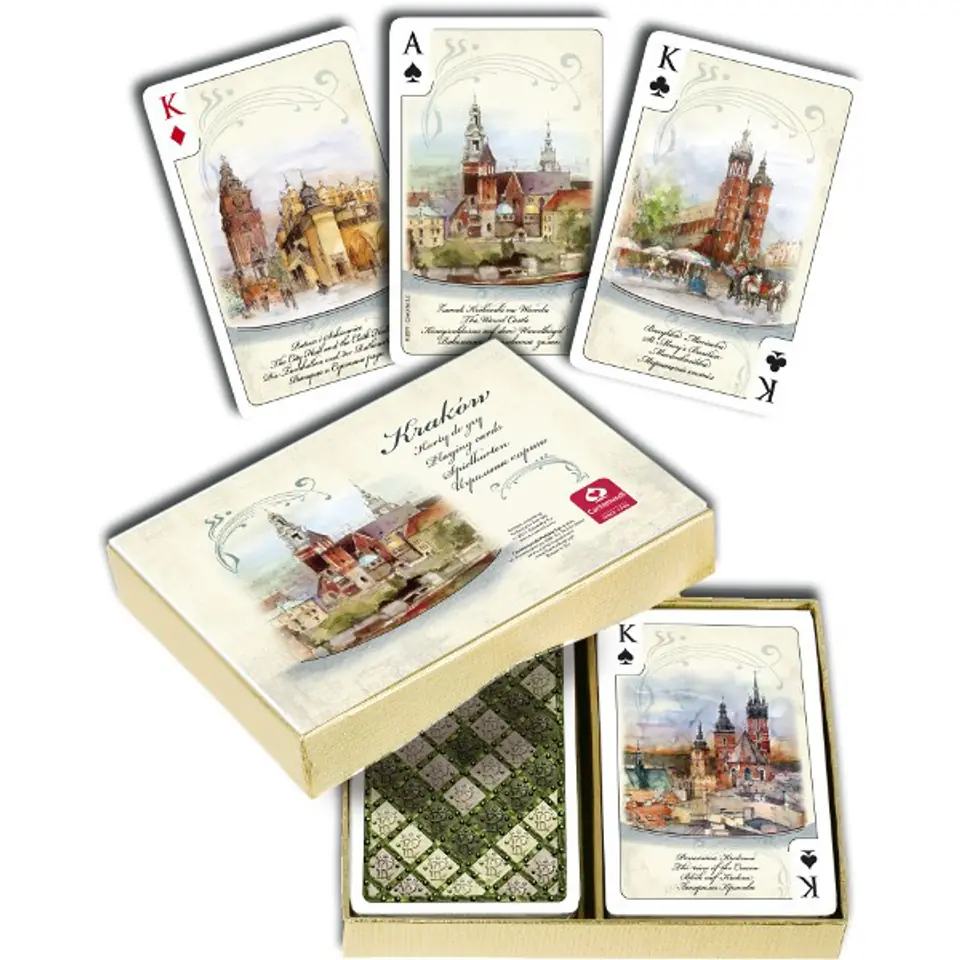 ⁨Cracow cards Watercolors 2 x 55 leaves⁩ at Wasserman.eu