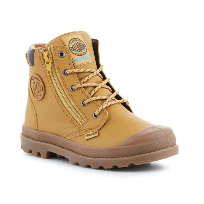 ⁨Buty Palladium Pampa Hi Cuff WP K 53476 (kolor Brązowy, rozmiar EU 28)⁩ w sklepie Wasserman.eu