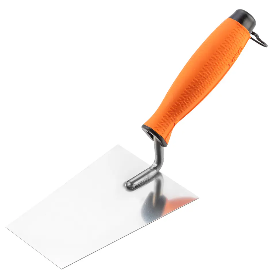 ⁨Trapezoidal stucco trowel, 140 mm, two-material handle⁩ at Wasserman.eu