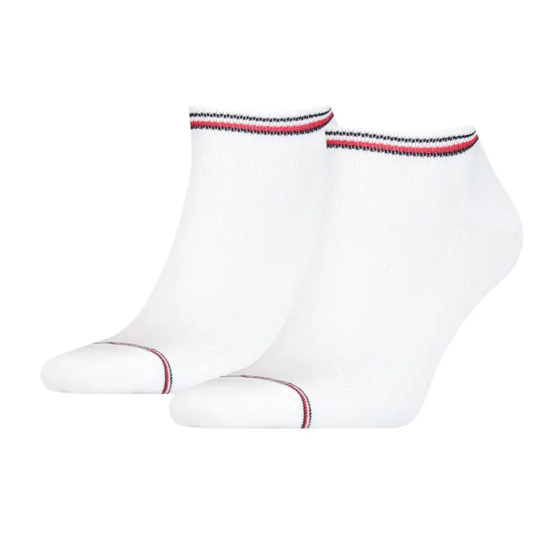 ⁨Skarpety Tommy Hilfiger Men Iconic Sneaker 2P 100001093 (kolor Biały, rozmiar 39-42)⁩ w sklepie Wasserman.eu