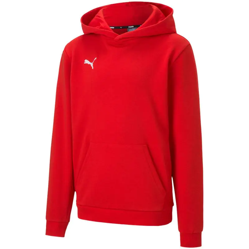 ⁨Bluza Puma teamGOAL 23 Casuals Hoody Jr 656711 (kolor Czerwony, rozmiar 140)⁩ w sklepie Wasserman.eu