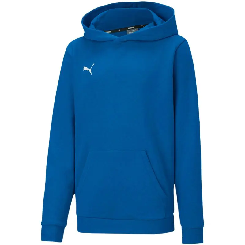 ⁨Puma teamGOAL 23 Casuals Hoody Jr blue 656711 02 140⁩ at Wasserman.eu