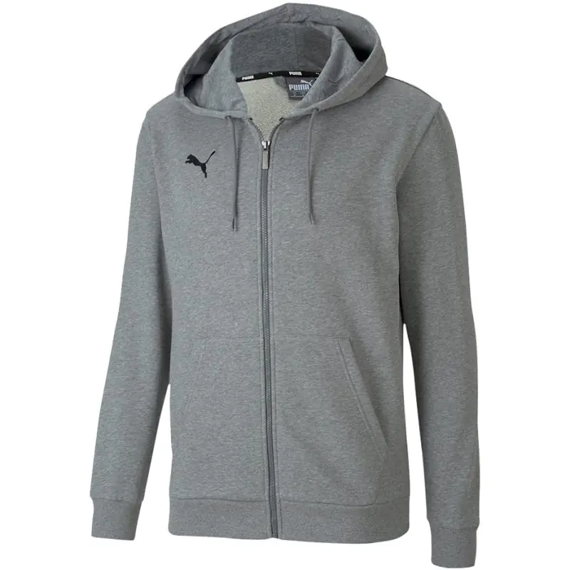 ⁨Puma teamGOAL 23 Casuals Hooded Jacket grey 656708 33⁩ at Wasserman.eu