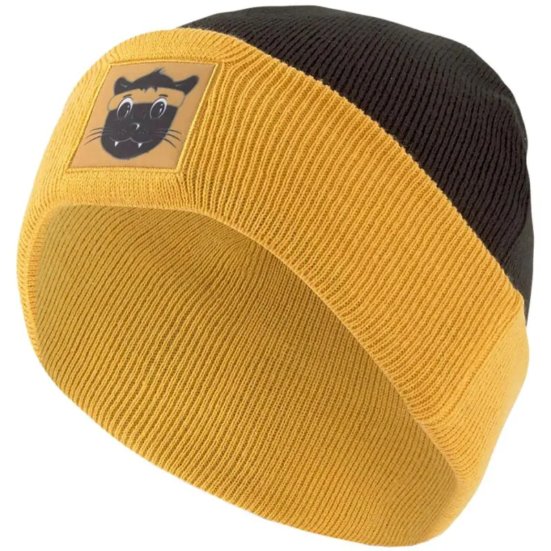 ⁨Czapka Puma Animal Classic Cuff Beanie Jr 23456 (kolor Czarny. Żółty, rozmiar Kids)⁩ w sklepie Wasserman.eu