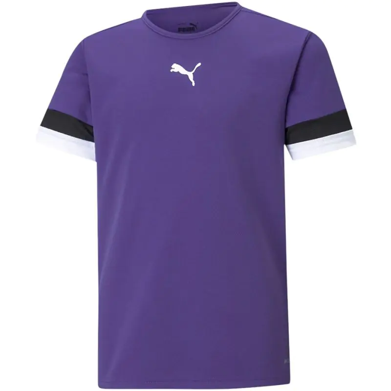 ⁨Koszulka Puma teamRISE Jersey Jr 704938 (kolor Fioletowy, rozmiar 116)⁩ w sklepie Wasserman.eu