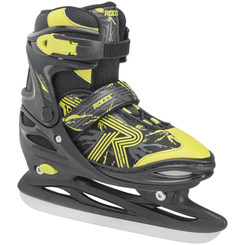 ⁨Łyżwy Roces Jokey Ice 3.0 Jr 450707 (kolor Czarny. Zielony, rozmiar 30-33)⁩ w sklepie Wasserman.eu