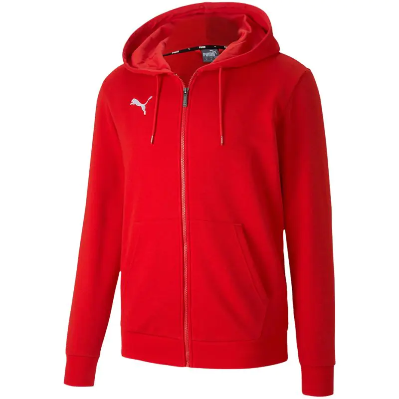 ⁨Puma teamGOAL 23 Casuals Hooded Jacket red 656708 01⁩ at Wasserman.eu