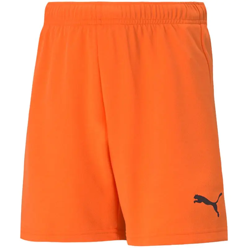 ⁨Spodenki Puma teamRise Short Jr 704943 (kolor Pomarańczowy, rozmiar 116cm)⁩ w sklepie Wasserman.eu