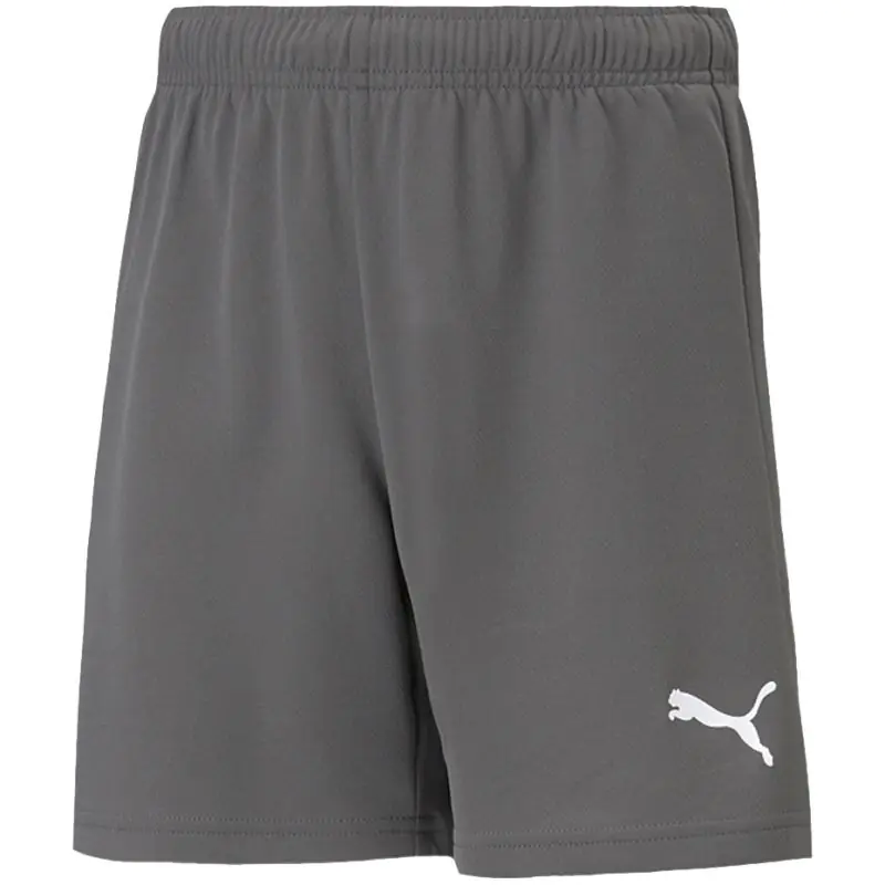 ⁨Spodenki Puma teamRise Short Jr 704943 (kolor Szary/Srebrny, rozmiar 152cm)⁩ w sklepie Wasserman.eu