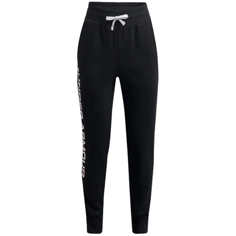 ⁨Spodnie Under Armour Rival Fleece Joggers Jr 1356487 (kolor Czarny, rozmiar S)⁩ w sklepie Wasserman.eu