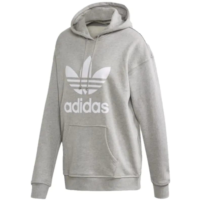 ⁨Bluza adidas Trefoil Hoodie W (kolor Szary/Srebrny, rozmiar 34)⁩ w sklepie Wasserman.eu