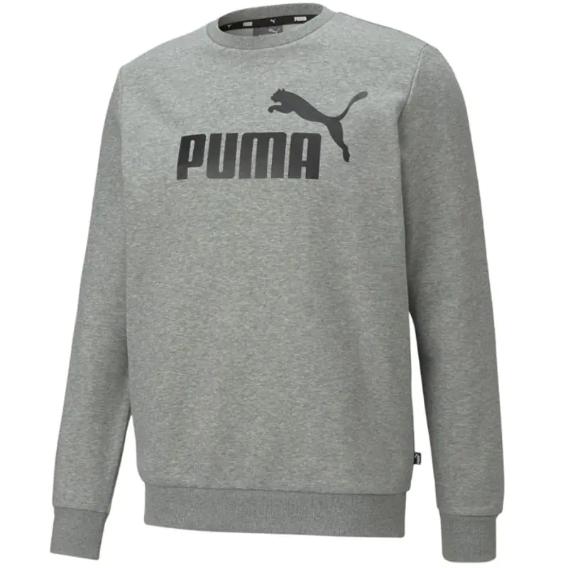 ⁨Bluza męska Puma ESS Big Logo Crew FL szara 586678 03 XL⁩ at Wasserman.eu